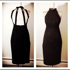 VTG Geary Roark Kamisato Buckle Choker Maxi Dress